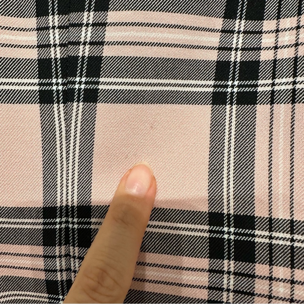 Sunday Best Aritzia Galt Checkered Plaid Double Breasted Blazer Jacket - Picture 6 of 10